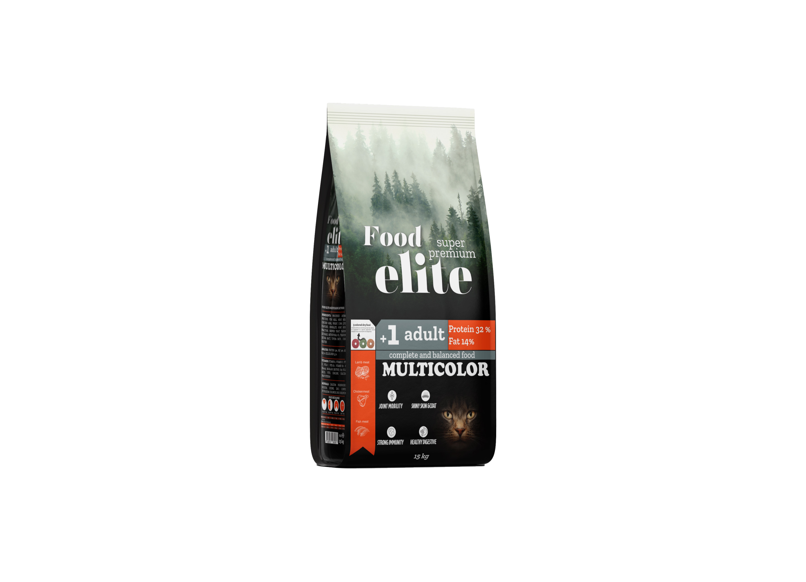 Food Elite Kuzu Etli & Tavuk Etli & Somonlu Yetişkin Kedi Maması 15 Kg | 2 Kg - Görsel 2