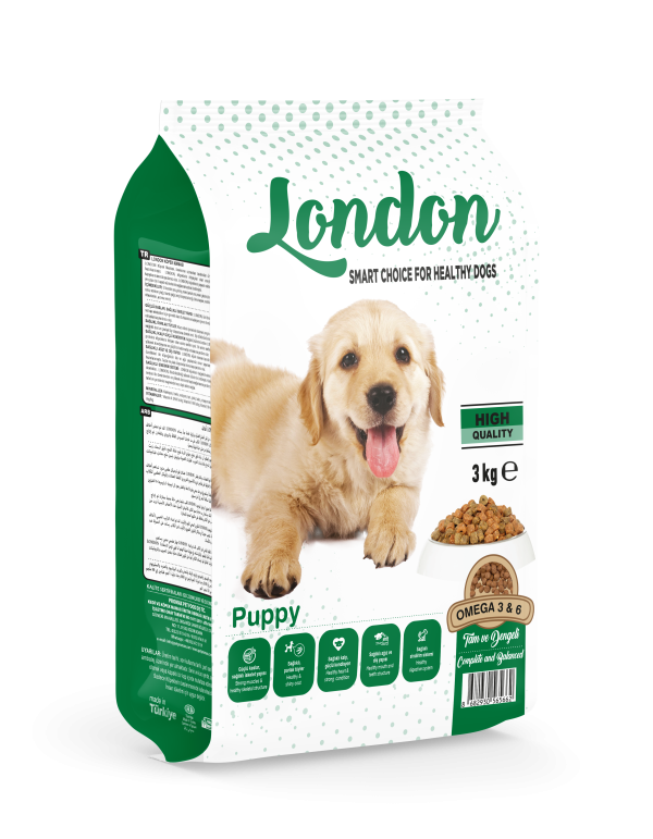 London Biftekli Yavru Köpek Maması 3 Kg