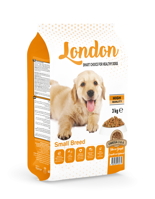 London Biftekli Küçük Irk Köpek Maması 3 Kg