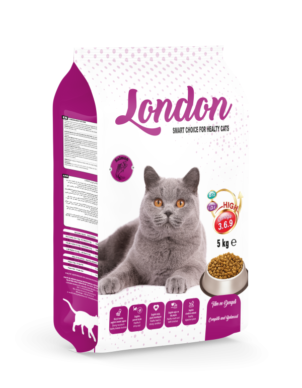 London Somonlu Yetişkin Kedi Maması 15 Kg | 5 Kg | 1,5 Kg