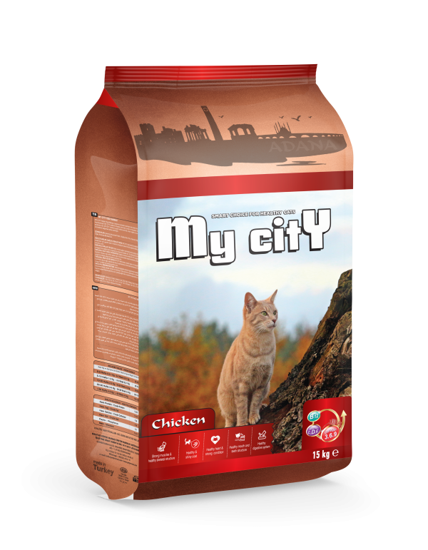 My City Tavuk Etli Yetişkin Kedi Maması 15 Kg