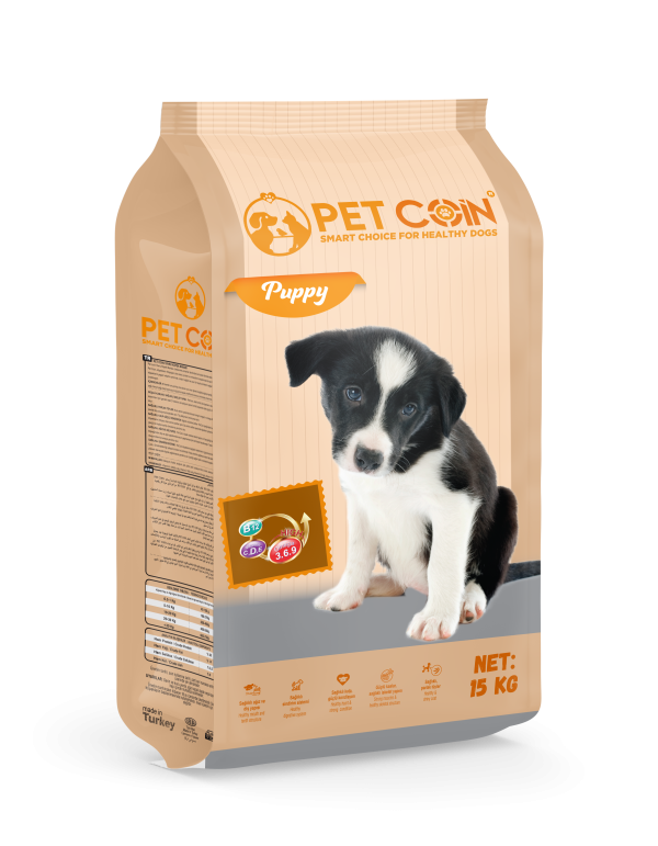 Pet Coin Kuzu Etli & Pirinçli Yavru Köpek Maması 15 Kg