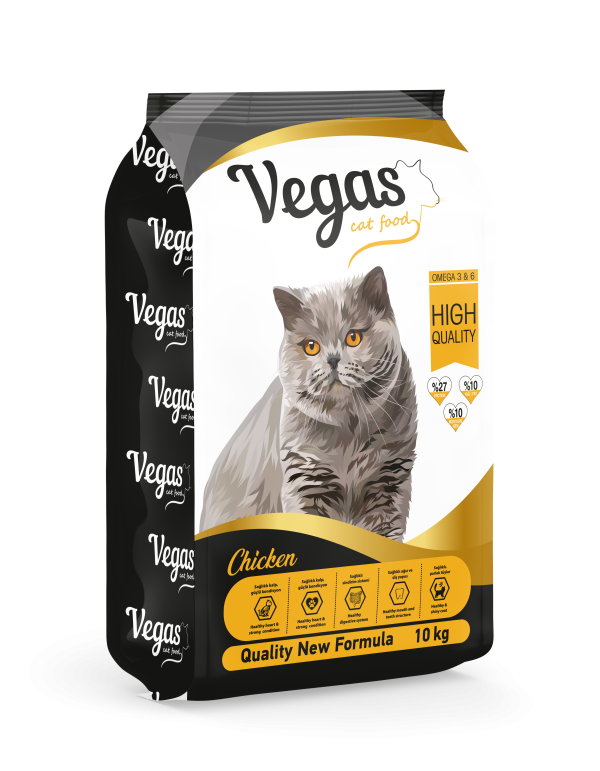 Vegas Tavuk Etli Yetişkin Kedi Maması 15 Kg