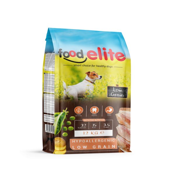 Food Elite Somonlu & Tavuk Etli Yetişkin Köpek Maması Düşük Tahıllı 12 Kg