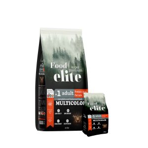 Food Elite Kuzu Etli & Tavuk Etli & Somonlu Yetişkin Kedi Maması 15 Kg | 2 Kg