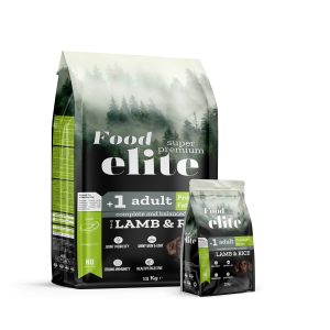 Food Elite Kuzu Etli Yetişkin Köpek Maması 15 Kg-3 kg