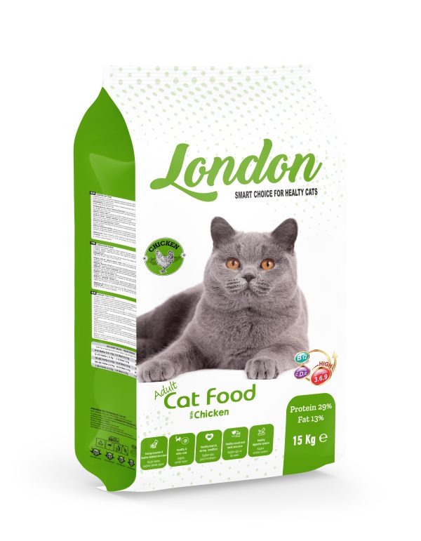 London Tavuklu Yetişkin Kedi Maması 15 Kg | 5 Kg | 1,5 Kg