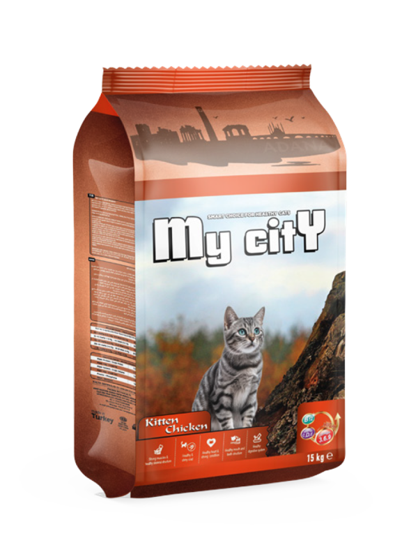 My City Tavuk Etli Yavru Kedi Maması 15 Kg