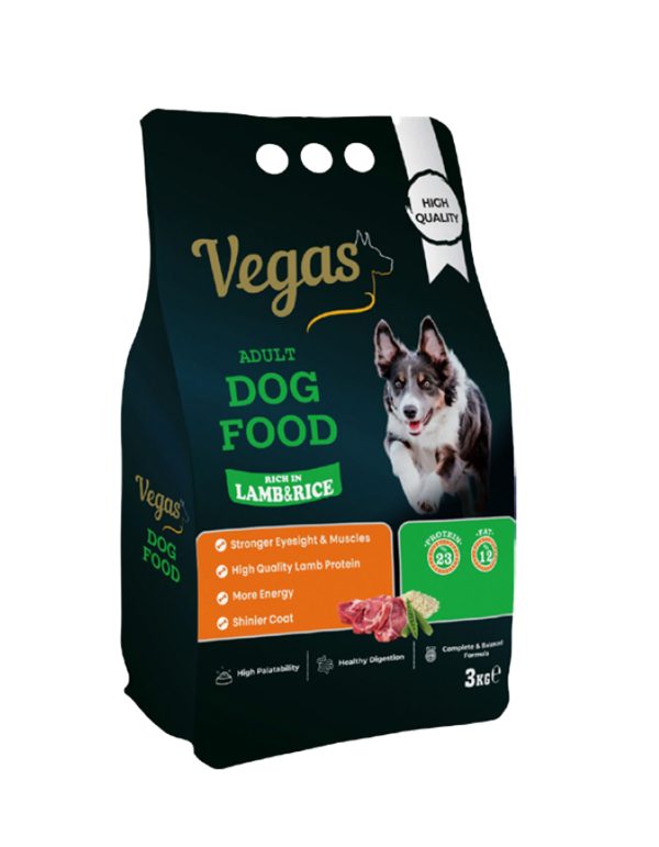 Vegas Kuzu Etli & Pirinçli Yetişkin Köpek Maması 15 Kg