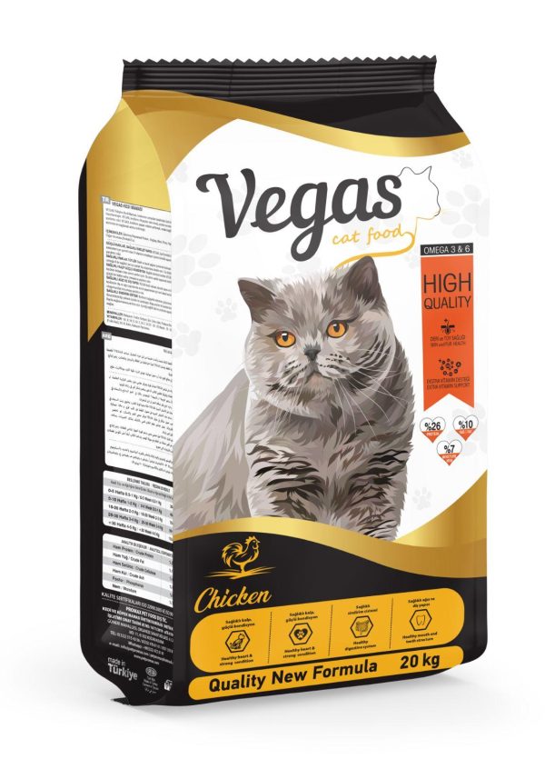 Vegas Tavuk Etli Yetişkin Kedi Maması 20 Kg