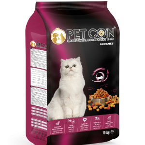 Pet Coin Tavuk & Kuzu & Somonlu Gurme Yetişkin Kedi Maması 15 Kg