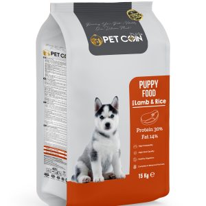 Pet Coin Plus Kuzu & Pirinçli Yavru Köpek Maması 15 kg